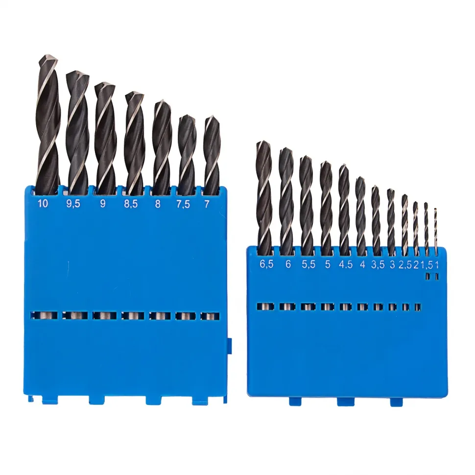 Набор сверл по металлу, 1-10 мм (через 0.5 мм), 19 шт, Р6М5, прокат, цилиндрический хвостовик Барс - изображение 2