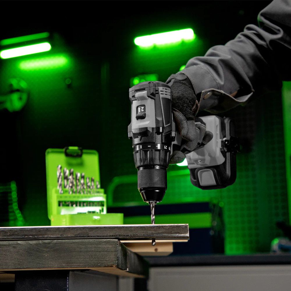 Набор сверл по металлу, 1-10 мм, (через 0.5 мм +3.2 и 4.8 мм), HSS, 21 шт, металлический бокс, цилин - изображение 8