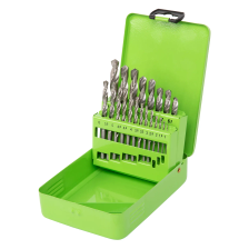 Набор сверл по металлу, 1-10 мм, (через 0.5 мм +3.2 и 4.8 мм), HSS, 21 шт, металлический бокс, цилин - изображение 9