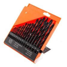 Набор сверл по металлу, 1-10 мм, (через 0.5 мм), HSS, 19 шт, пластиковый бокс, цилиндрический хвостовик - изображение 6