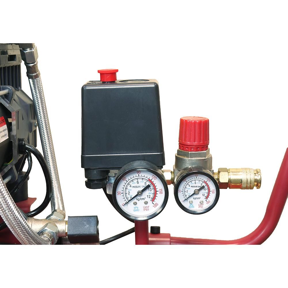 Компрессор безмасляный ВК1-100БМБ Энергомаш ГАРАНТ 3х1500Вт,720л/м, ресивер 100л, бесшумный - изображение 10