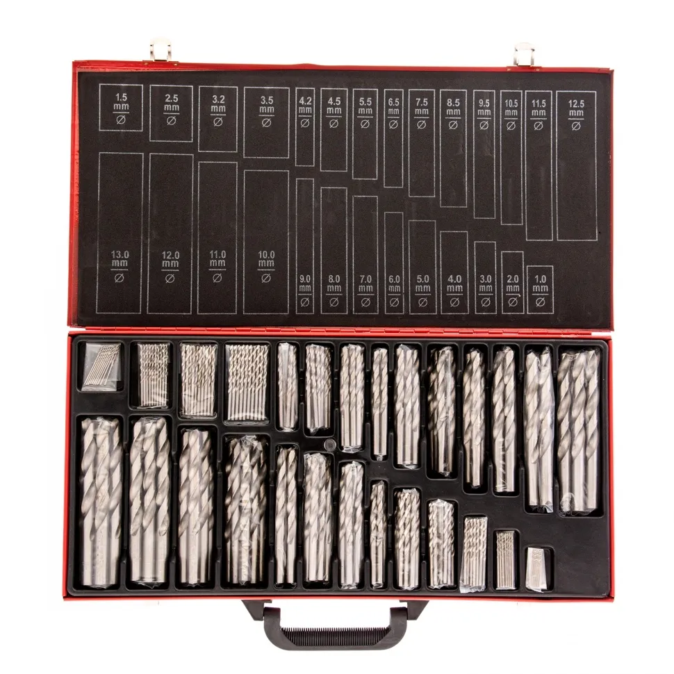 Набор сверл по металлу, 1-13 мм, 230 шт, HSS, в металлическом кейсе Matrix - изображение 2