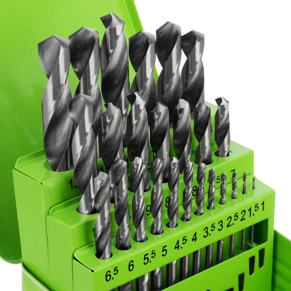 Набор сверл по металлу, 1-13 мм, 25 шт, HSS, в металлической коробке Сибртех - изображение 5