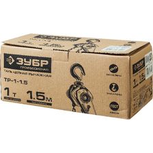 Таль рычажная цепная ЗУБР Профессионал 1 т 1,5 м - изображение 12