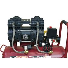 Компрессор безмасляный ВК1-24БМ Энергомаш ГАРАНТ 1,5кВт,240л/мин, ресивер 24л, бесшумный - изображение 20