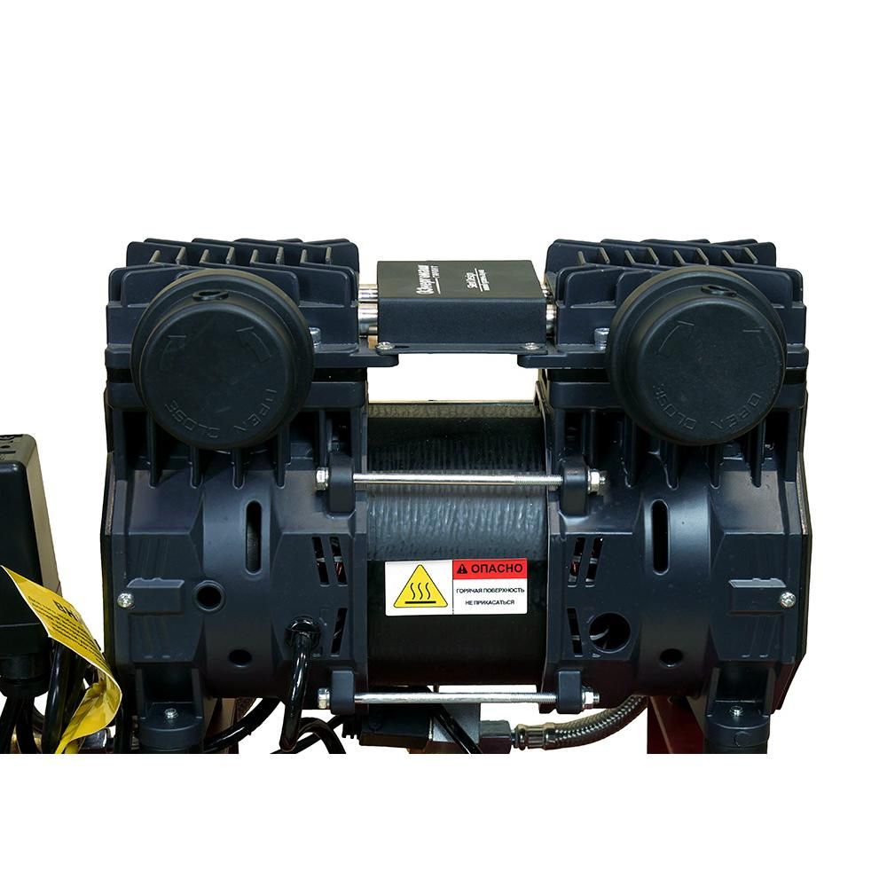 Компрессор безмасляный ВК1-24БМ Энергомаш ГАРАНТ 1,5кВт,240л/мин, ресивер 24л, бесшумный - изображение 7