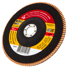 Круг лепестковый торцевой КЛТ-1, зернистость Р 40, 180 х 22.2 мм - изображение 5