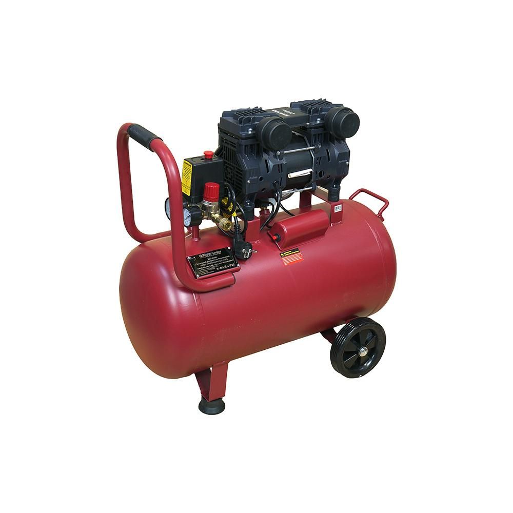 Компрессор безмасляный ВК1-50БМ Энергомаш ГАРАНТ 1,5кВт, 240л/мин, ресивер 50л, бесшумный - изображение 6