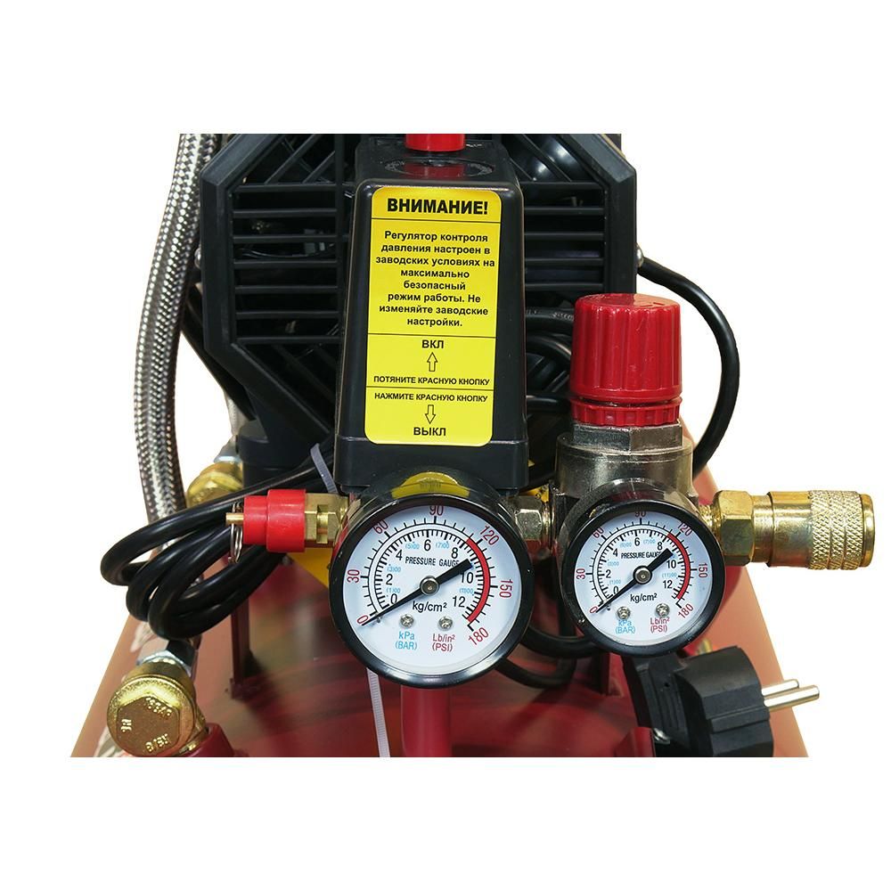 Компрессор безмасляный ВК1-50БМ Энергомаш ГАРАНТ 1,5кВт, 240л/мин, ресивер 50л, бесшумный - изображение 9