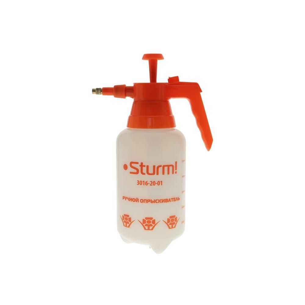 Опрыскиватель ручной 1 л, с насосом Sturm!