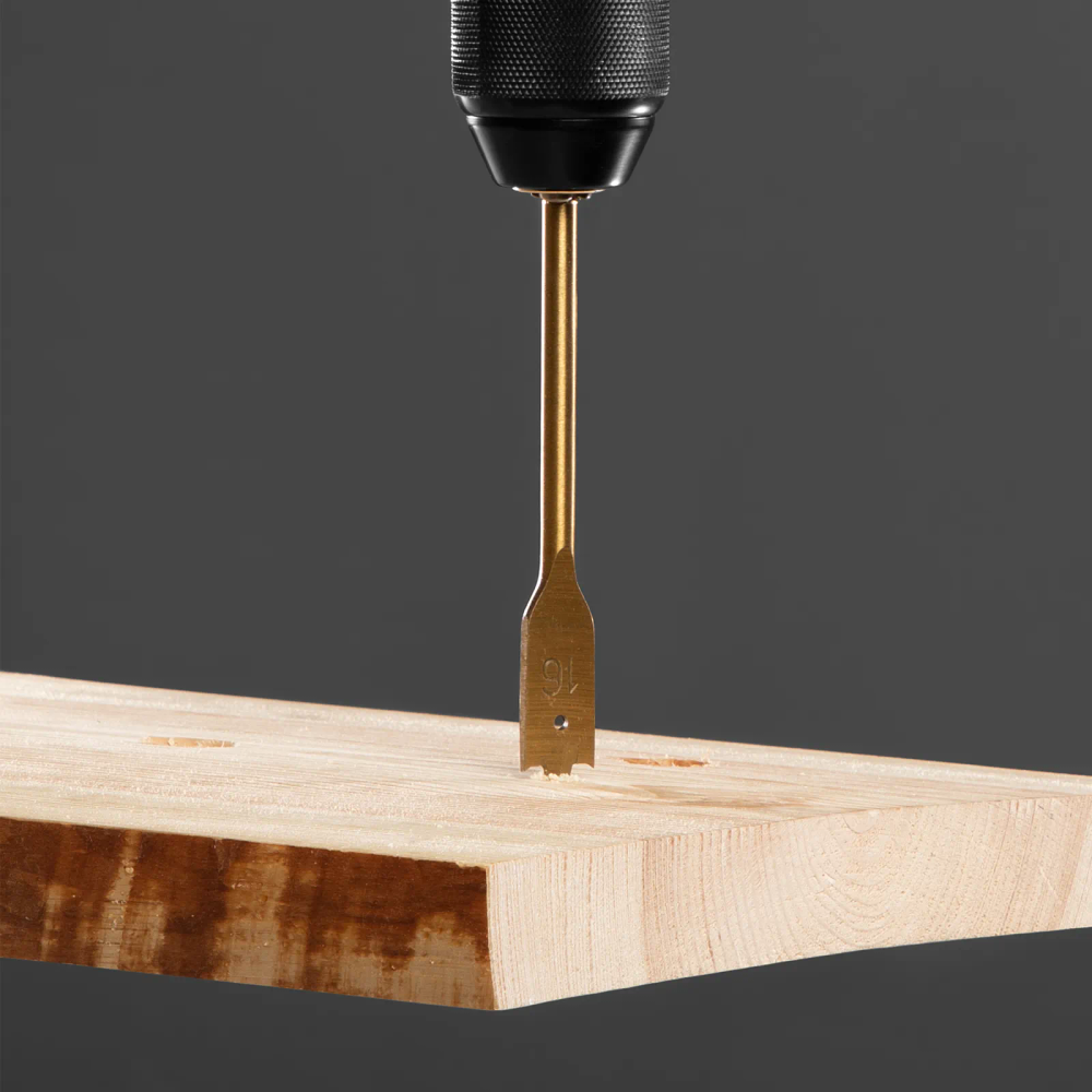 Набор сверл перовых по дереву, 10-12-14-16-18-20-22-25 мм, 8 шт, деревянный кейс Matrix - изображение 4