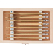 Набор сверл перовых по дереву, 10-12-14-16-18-20-22-25 мм, 8 шт, деревянный кейс Matrix - изображение 9