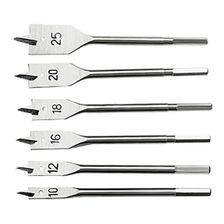 Набор сверл перовых по дереву, 10-12-16-18-20-25 мм, 6 шт, шестигранный хвостовик Sparta - изображение 2