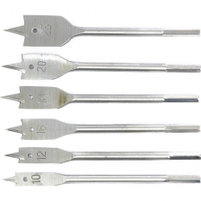 Набор сверл перовых по дереву, 10-12-16-18-20-25 мм, 6 шт, шестигранный хвостовик Сибртех - изображение 3