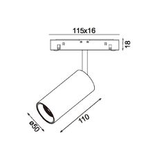 Трековый точечный светильник 10Вт CRI90 4000К гр. 24° IP20 NO DIM 48B белый - изображение 4