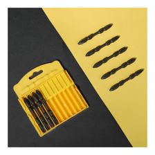 Набор двухсторонних торсионных бит для ударных шуруповертов 10 шт DELI DL252202 PH2х65мм, сталь S2 - изображение 10