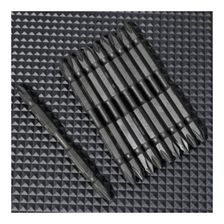 Набор двухсторонних торсионных бит для ударных шуруповертов 10 шт DELI DL253202 PH2х100мм, сталь S2 - изображение 8