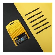 Набор двухсторонних торсионных бит для ударных шуруповертов 10 шт DELI DL253202 PH2х100мм, сталь S2 - изображение 9