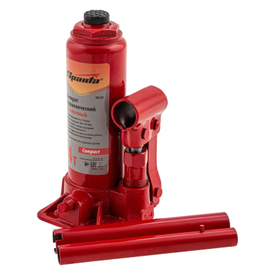 Домкрат гидравлический бутылочный, 10 т, h подъема 200-385 мм Sparta - изображение 5
