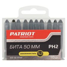 Биты в пластиковом боксе (10шт; PH2; 50 мм) PATRIOT - изображение 9
