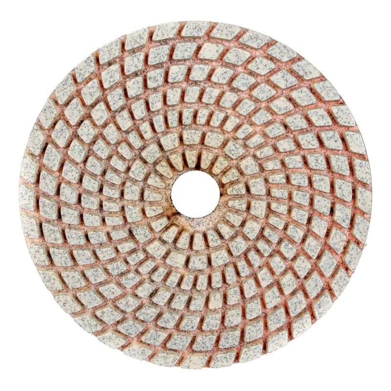 Алмазный гибкий шлифовальный круг 100 мм мокрая шлифовка зерно 100 РОСОМАХА