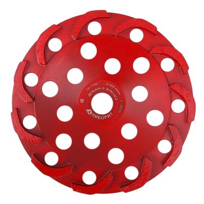 Алмазная чашка алюминиевая по граниту Ниборит 100 мм х М14, средняя  шлифовка - изображение 4