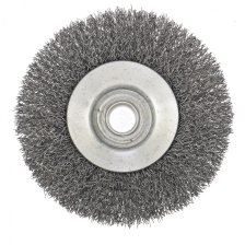 Щетка для УШМ, 100 мм, М14, тарелка, витая проволока Сибртех - изображение 7