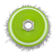 Щетка для УШМ, 100 мм, М14, чашка, витая проволока Сибртех - изображение 6