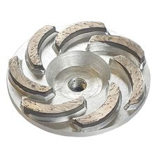 Алмазная чашка алюминиевая по граниту Ниборит 100 мм х М14, тонкая шлифовка - изображение 2