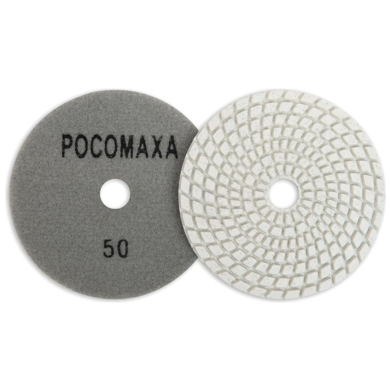 Алмазный гибкий шлифовальный круг 100 мм мокрая шлифовка зерно 50 РОСОМАХА
