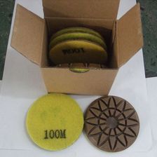 Шлифовальный пад 100 грит для сухой шлифовки для GROST PMC и PMP (желтый, 76 мм) - изображение 4