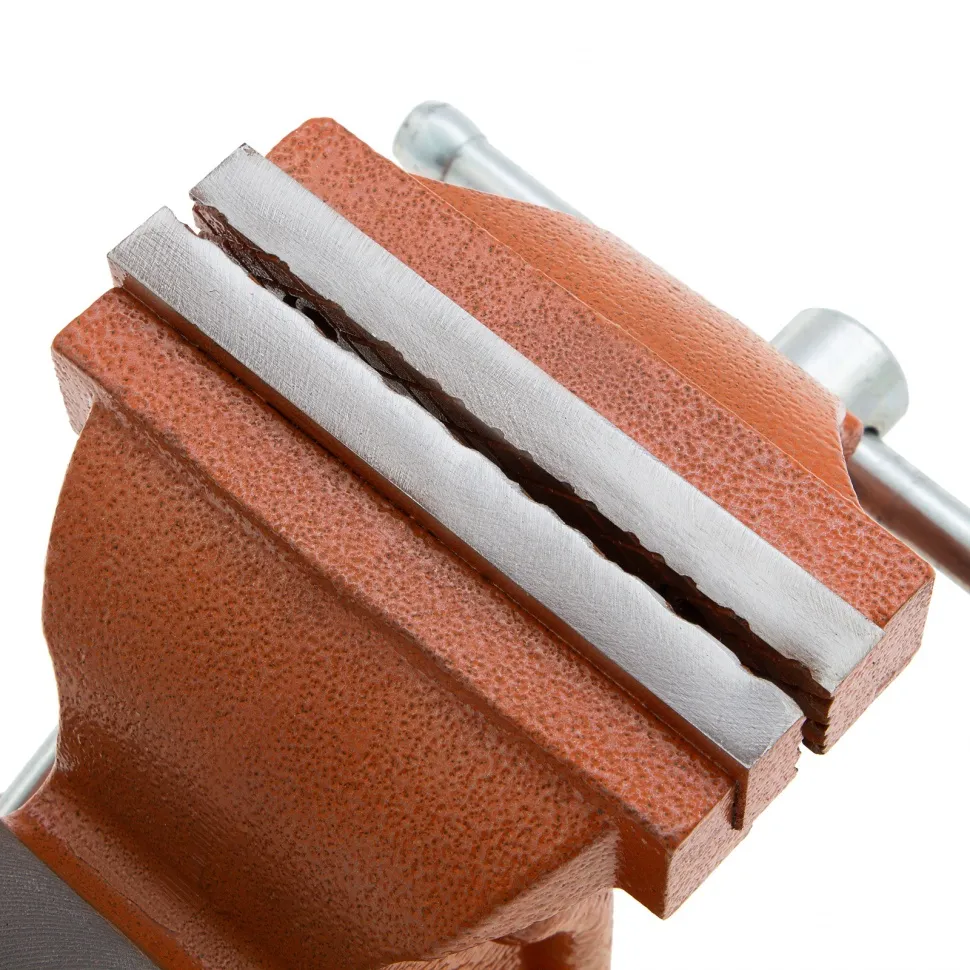 Тиски слесарные, 100 мм, поворотные, с наковальней Sparta - изображение 10