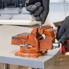 Тиски слесарные, 100 мм, поворотные, с наковальней Sparta - изображение 32