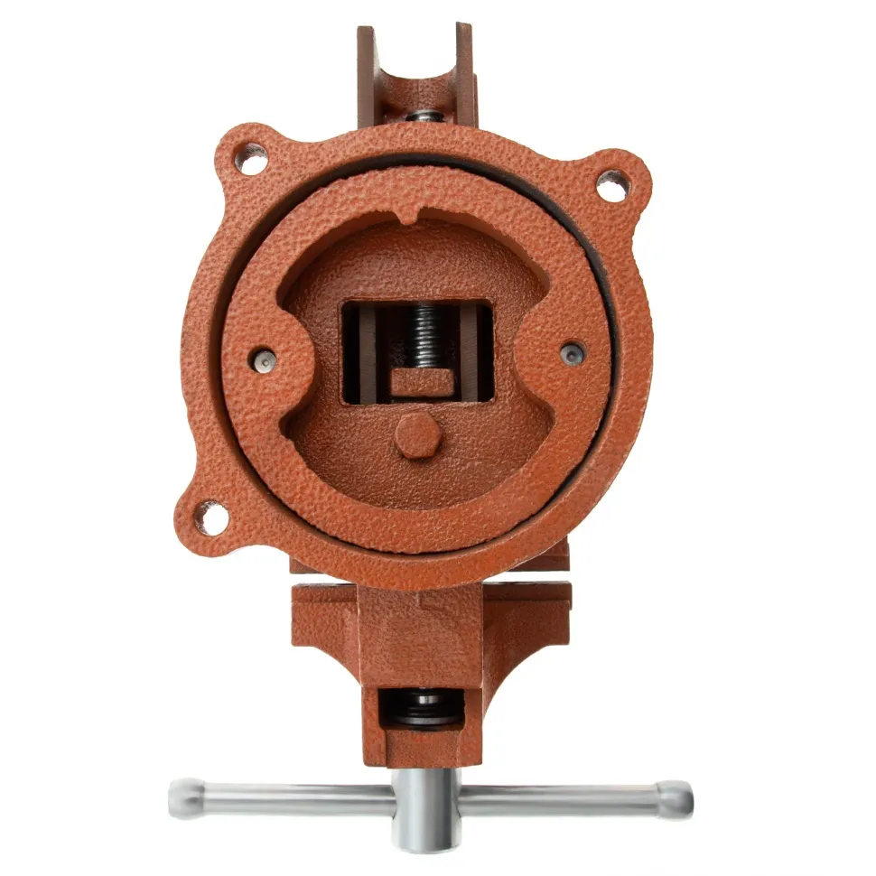 Тиски слесарные, 100 мм, поворотные, с наковальней Sparta - изображение 8