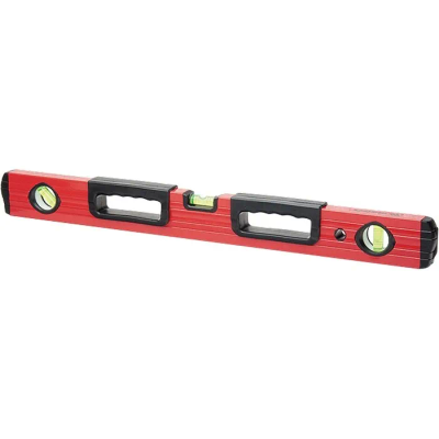 Уровень алюминиевый Рельс, 1000 мм, 3 глазка (1 поворотный) Matrix - изображение 3