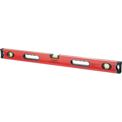 Уровень алюминиевый Рельс, 1000 мм, 3 глазка (1 поворотный) Matrix - изображение 4