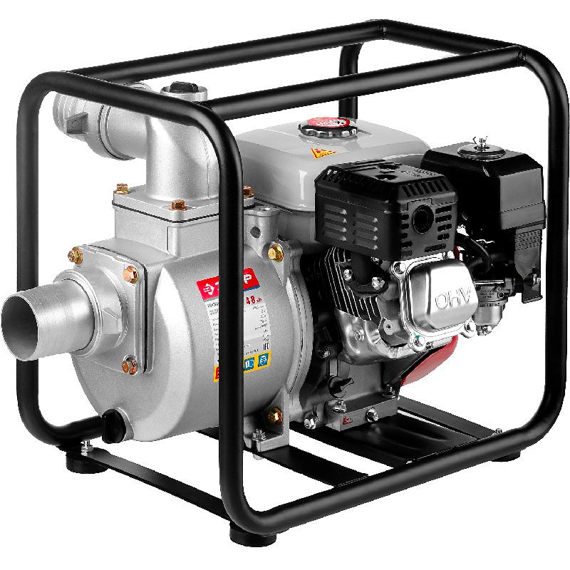 Мотопомпа бензиновая ЗУБР ЗБМП-1000 - изображение 4