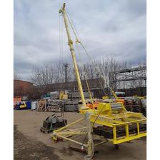 Кран стреловой поворотный Пионер (Мастер) КСП-1000 (электрический поворот, без груза, без колес) - изображение 4