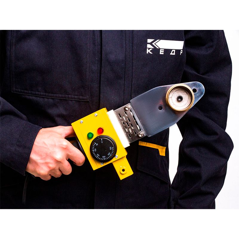 Аппарат для сварки пластиковых труб КЕДР СП-1000 PRIME в кейсе (220В, 0-300 C°, 6 насадок) - изображение 4