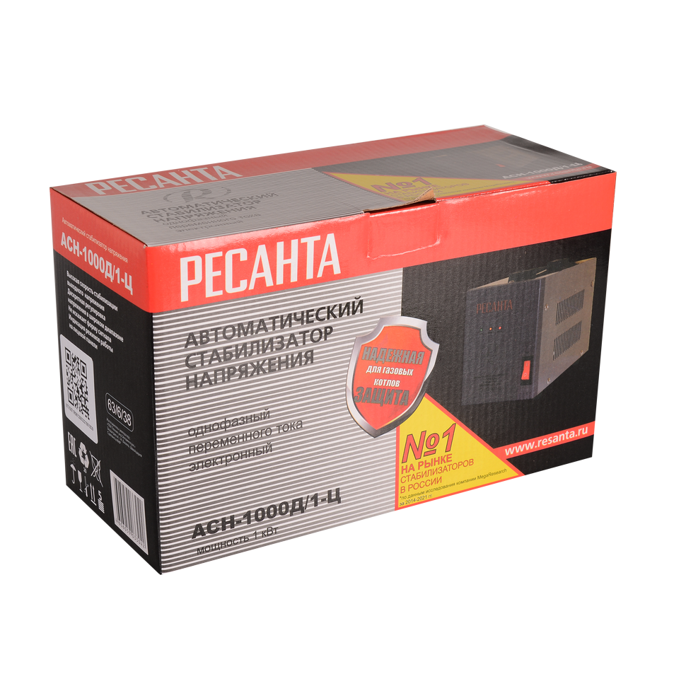 Стабилизатор Ресанта АСН-1000Д/1-Ц - изображение 6