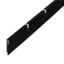 Профиль грильято Албес папа 100x100x40 мм черный 0.6 м - изображение 2