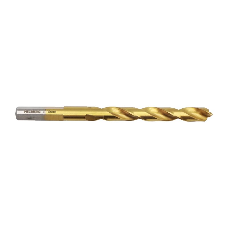 Сверло по металлу 10.0x133(87)мм Hilberg Cobalt 5% TOP, CO100