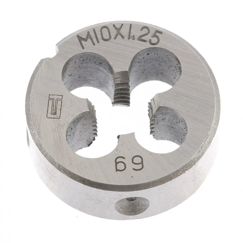 Плашка Сибртех М10х1.25 мм