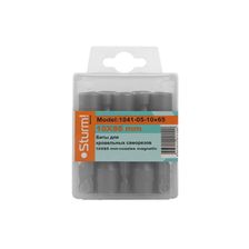 Биты для кровельных саморезов, 10х65мм, 10 шт, магнитные, пластиковый бокс, CrV, Sturm! - изображение 7