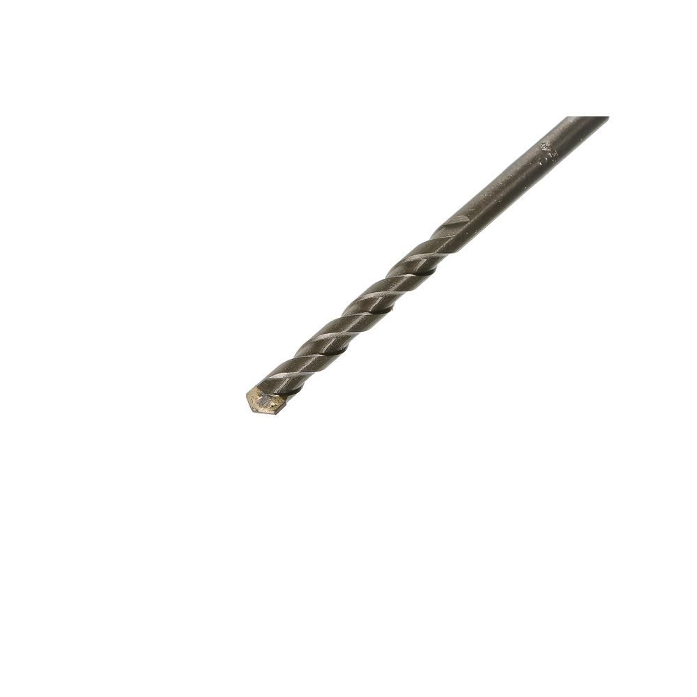 Сверло по бетону, 10x120мм, плоский резец ВК8, цилиндрический хвостовик, БОЕКОМПЛЕКТ