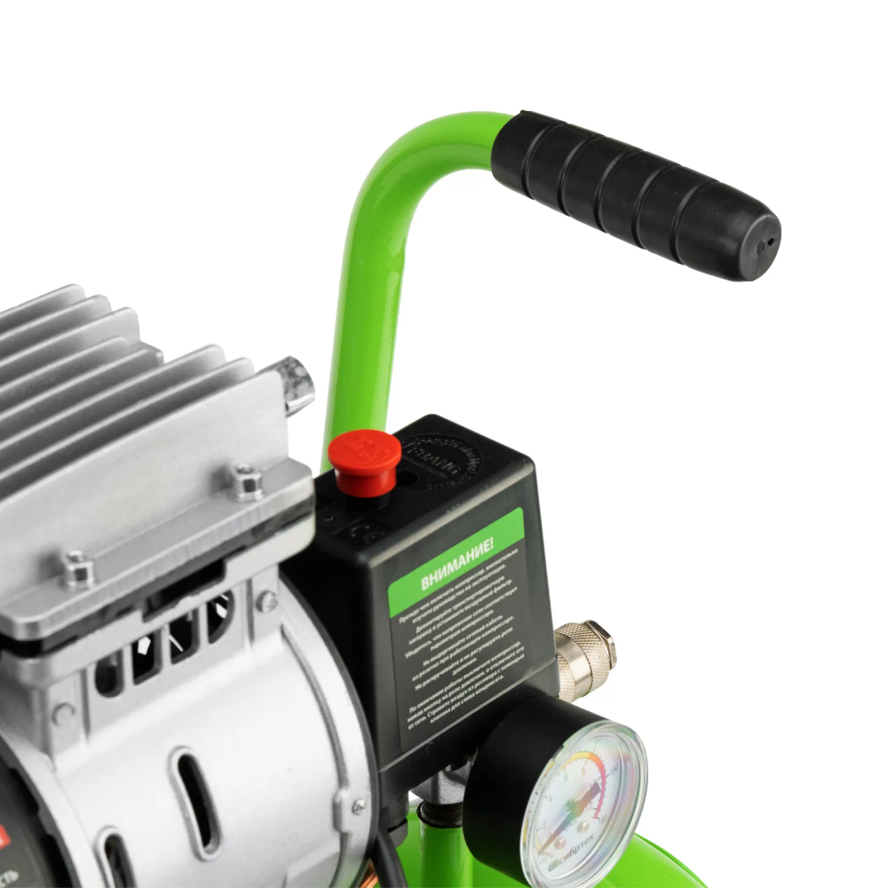 Компрессор безмаслянный малошумный МБ 1100/24,1100 Вт, 24 л, 170 л/мин Сибртех - изображение 11