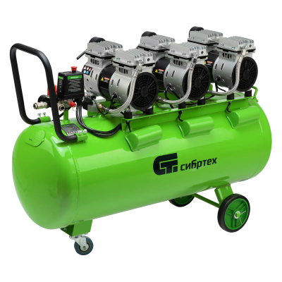 Компрессор безмаслянный малошумный МБ 1100/24,1100 Вт, 24 л, 170 л/мин Сибртех - изображение 37