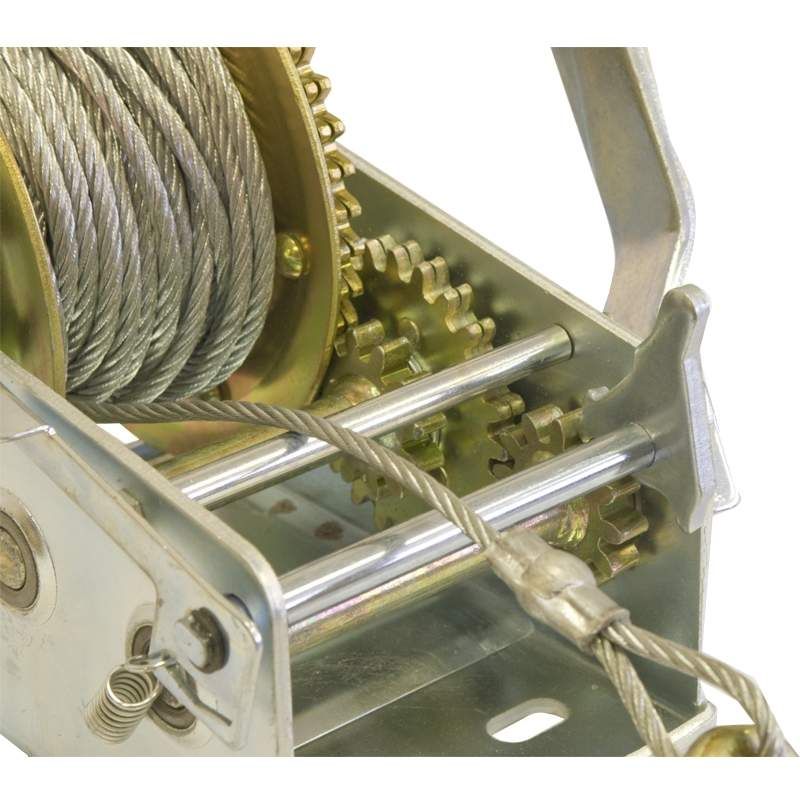 Лебедка ручная барабанная Калибр ЛБ-1100 - изображение 2