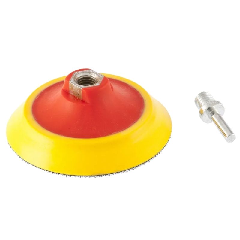 Насадка для дрели и УШМ с липучкой, 115 мм, мягкая Matrix - изображение 2