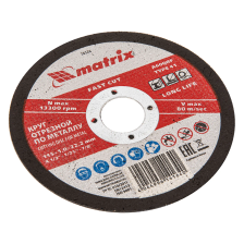 Круг отрезной по металлу, 115х1х22 мм Matrix - изображение 7